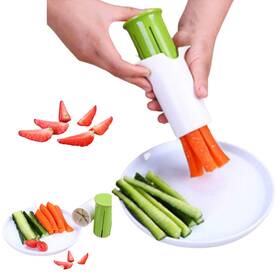 Yovqnmx 791742738770 Cucumber Slicer Strawberry Grape Carrot Cutter Potato Cutte