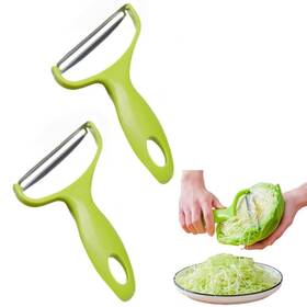 Ysszam 764923790294 2pc Green Cabbage Shredder Vegetable Cutter Slicer Stainless Steel Fr