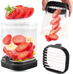 Yuanxiang 313110146125 Fruit Slicer Cup Strawberry Banana Grape Cutter Egg