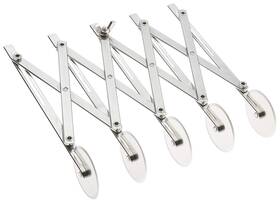 Yueyuezou 756171802263 Adjustable Pastry Cutter 5 Wheel Stainless Steel Dough Divider