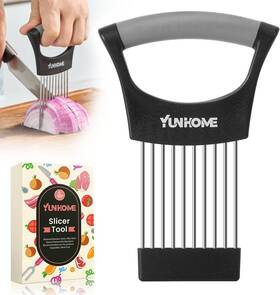 Yunos01 Yunhome Onion Slicer Stainless Steel Cutter For Slicing And Storage Onions