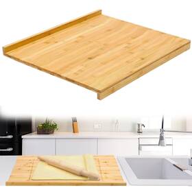 Yyrzz 090730030426 Reversible Bamboo Pastry Board Large Wooden Cutting With Counte