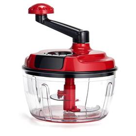 Zabbow 853985968935 Multi-functional Manual Food Processor 8 Cup Hand-powered Crank Chopper Mince