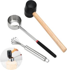 Zalaxt 711181068498 Coconut Opener Tool Set Food Grade Scraper For Kitchens P