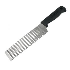 Zaplyte 605322810650 Plastic Handle Stainless Steel Potato Carrot Wavy Crinkle Cutter Slicer Chipper