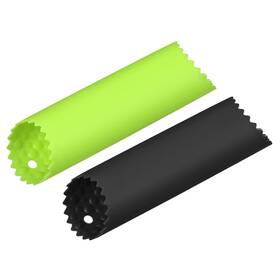 Zaplyte 723115560404 Silicone Garlic Peeler Tube Non Slip For Kitchen Tool Black/green
