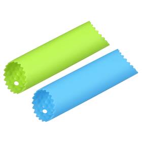 Zaplyte 723115560411 Silicone Garlic Peeler Tube Non Slip For Kitchen Tool Blue/green