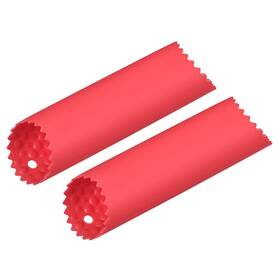 Zaplyte 723115727210 2pcs Silicone Garlic Peeler Tube Non Slip For Kitchen Tool Red