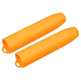 Zaplyte 723115727388 2pcs Silicone Garlic Peeler Peeling Tube For Kitchen Tool Orange