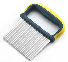 Zeeda 762027242916 Crinkle Cutter With Cover French Fry Potato Knife Wavy