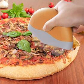 Zemensha 643781090695 Large Pizza Cutter With Sharp Removable Blade Stainless Steel