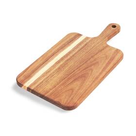 1pcs-rectangular-13.8x7 Zeqi Wood Cutting Board With Handle Wooden Boards Chopping Charcu