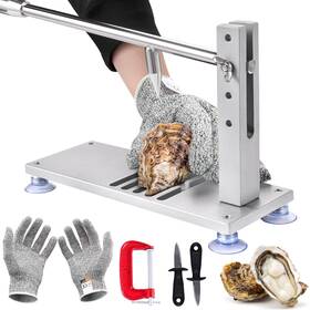 Zeropone 766690298621 Oyster Clam Opener Machine Adjustable Shucker