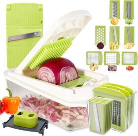 C500591 Zhangxiaoquan Zhang Xiao Quan Since 1628 8-in-1 Vegetable Chopper With Container - Veggie Onio