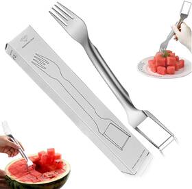 Zhaoliesm 762736951406 Watermelon Cutter Slicer Tool Stainless Steel 2-in-1 2024 New Upgrade