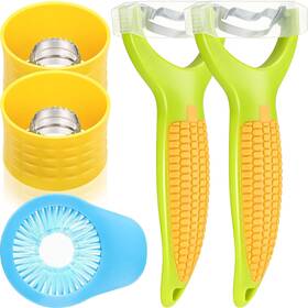 Lf-zhehao-408 Zhehao 2 Pieces Yellow Corn Stripper Cob Tool Cutter Co