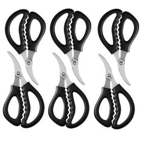 Zhu Yu Chun 686268981451 6 Pcs Seafood Scissors For Kitchen Fish Crab Shrimp Lobster