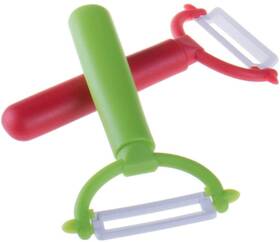 Zittop Xa-3645 2 Premium Ceramic Blade Vegetable Peelers For Carrot Red-green