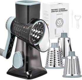 Ziweaye 313108841803 Rotary Cheese Grater Hand Crank Shredder Vegetable Mandoline Slicer For K