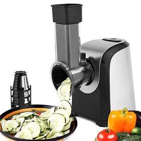 Zkmagic 648333537369 Plohee Electric Slicer Shredder Salad Shooter - 150w One-touch Control Cheese
