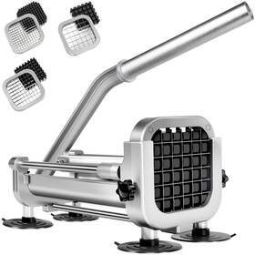 Zscookly 735167475940 3pcs French Fry Cutter Heavy Duty Potato Stainless Steel With 1/2-inch