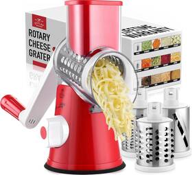 Zulay Kitchen 195702018849 Cheese Grater Hand Crank For With Elegant Candy