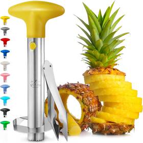 Zulay Kitchen 195702019860 Steel Pineapple Corer And Slicer Eye Removal Tool Heavy Duty