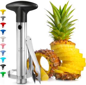 Zulay Kitchen 711181773736 Stainless Steel Pineapple Corer And Slicer Heavy-duty