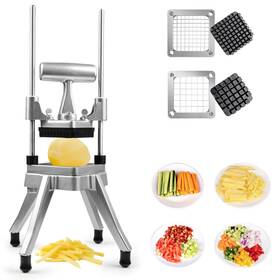 Zxxsfm 783970903754 Commercial French Fry Cutter Stainless Steel Fries Bloom