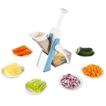 Safe Mandoline Slicer 5 1 Vegetable Cutter Strips Julienne Dicer Adjustable. Fixed Price $56.37.