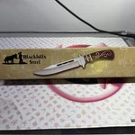 New Box Black Hills Steel (BKH-211BN/BK) 12IN Overall Length Dagger W/sheath. Fixed Price $45.00.
