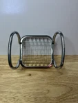 Stainless Steel French Fry Cutter, Silver, Hand Manual, Kitchen, Potatoes. Fixed Price $11.88.