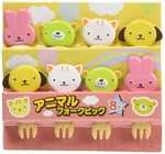 Cutezcute Bento Food Pick, 8-PIECE, 4 Designs, Animal Fork. Fixed Price $9.99.