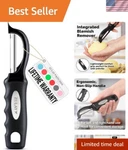 Zulay Easy Clean Swivel Peeler With Comfort Grip Handle - Versatile Peeling. Fixed Price $13.99.
