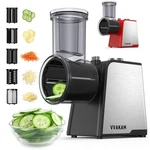 Cheese GRATER,300W Dc Motor Salad Maker,electric Slicer Shredder Wit.... Fixed Price $64.08.