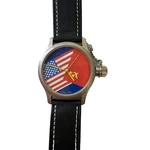 Vintage American Flag And Ussr Watch, Used, Untested As Is. Fixed Price $20.00.