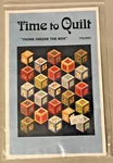 Time Quilt "think Inside The Box" Optical Illusion Easy Acrylic Tool Included. Fixed Price $5.99.