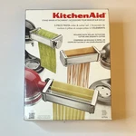 Kitchenaid Kpra 3-PIECE Pasta Roller & Cutter Set Stand Mixer Attachment. Fixed Price $70.00.