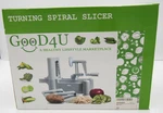 New GOOD4U Turning Spiral Slicer Universal Tri Blade Mandoline. Fixed Price $15.99.