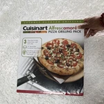 Cuisinart Alfrescamor Pizza Grilling Pack 3-PIECE Set Stone Peel Cutter. Fixed Price $35.17.