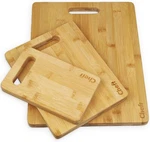 3PC Bamboo Cutting Set Thick Wood Serving For Kitchen By Cheft. Fixed Price $29.96.