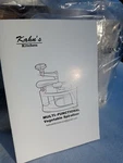 Ultra Spiralizer Multi Function Vegetable Citrus Juicer Slicer Kahns Kitchen New. Fixed Price $19.40.
