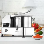 1800W Electric Vegetable Chopper Stainless Steel Cutter Commercial Food Processo. Fixed Price $439.32.