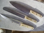 Chicago Cutlery 3 Knives C-42 Chef's Slicer C-66 Boning Filet Good+. Fixed Price $22.99.