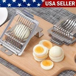 Stainless Steel Boiled Egg Slicer Cutter Mushroom Tomato Ham Kitchen Chopper Usa. Fixed Price $7.75.