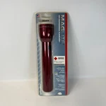 Maglite Heavy-duty Cell Flashlight Red S2D036. Fixed Price $29.99.