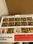 Brieftons Tri-blade Spiral Slicer Heavy Duty Vegetable Original Box. Fixed Price $14.00.