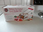 New Norpro Deluxe Fry Cutter Fruit Wedger Set Suction Base Model 6022. Fixed Price $30.00.