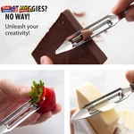 Cutlery Vegetable Peeler (R132), 1.75" Stainless Steel Swiveling Blade, Silver H. Fixed Price $31.88.