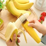 Banana Slicer Cutter Chopper Fruit Salad Maker Kitchen Gadget Stainless Steel. Fixed Price $6.49.